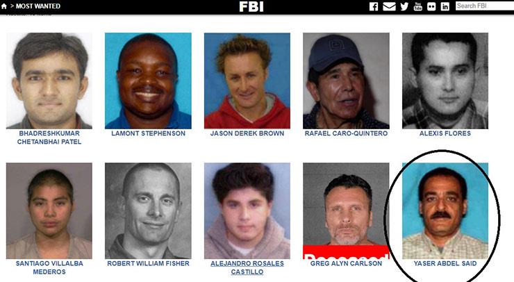 أهم 10 مطلوبين على قائمة (FBI) 