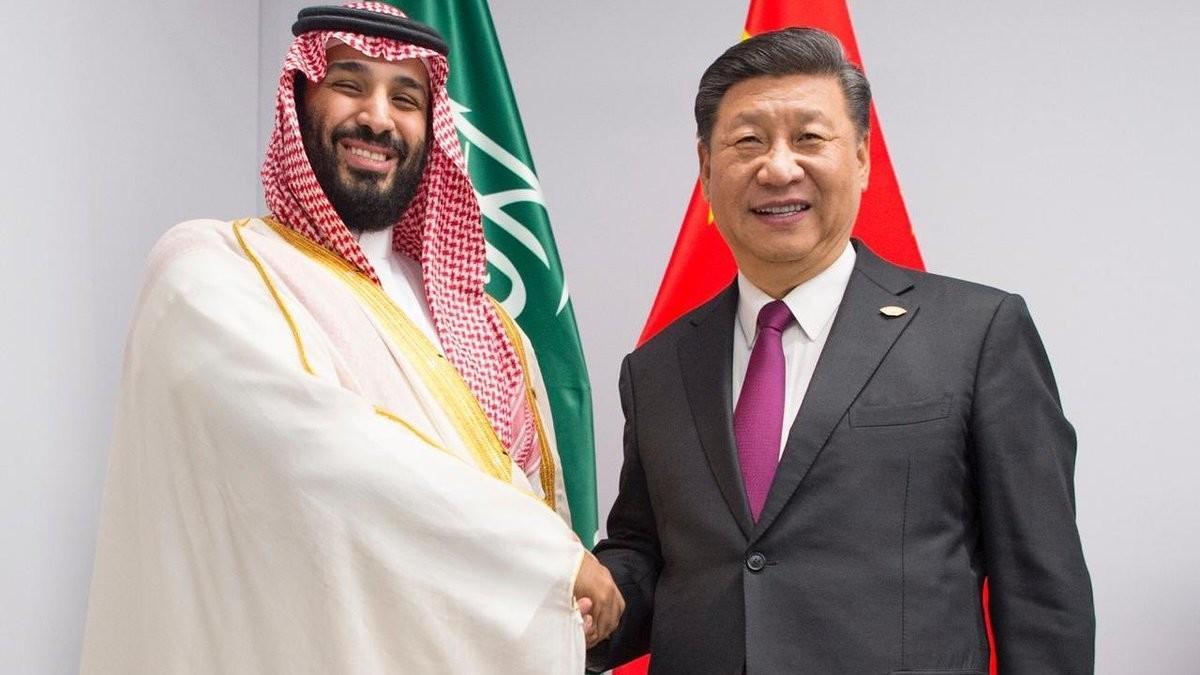بن سلمان مع رئيس الصين