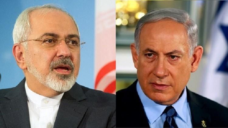 رئيس الوزراء الإسرائيلي بنيامين نتنياهو وجواد ظريف