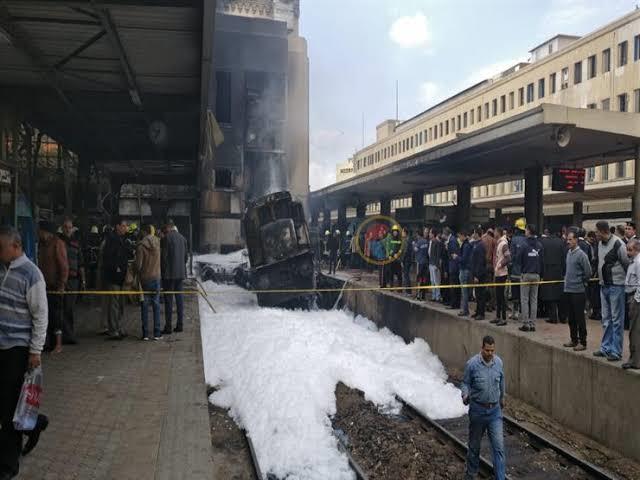 حادث قطار محطة مصر