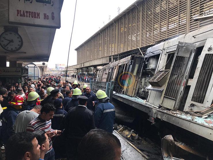 حادث قطار محطة مصر