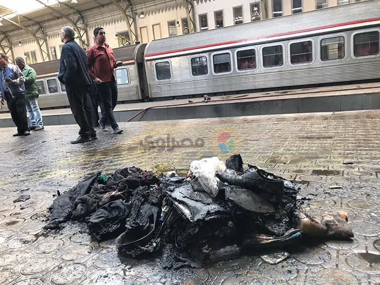 حريق محطة مصر
