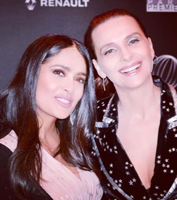 سلمي حايك وجولييت بينوش