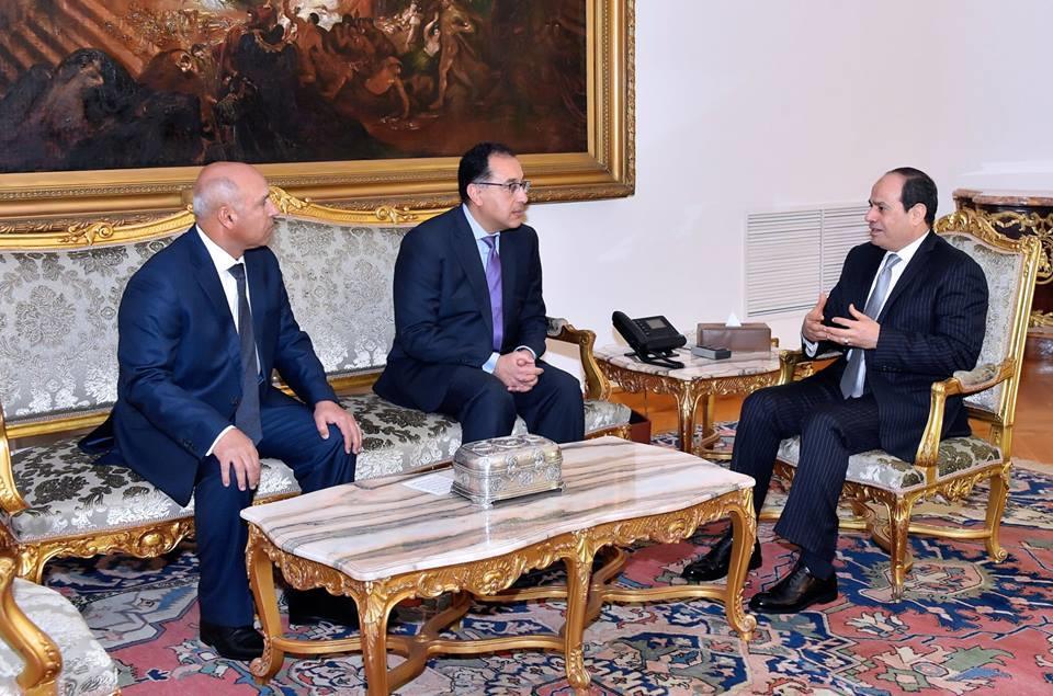 اجتماع الرئيس عبدالفتاح السيسي بالفريق كامل الوزير