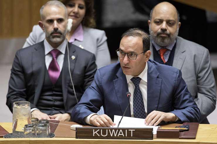 الكويت خلال جلسة مجلس الأمن