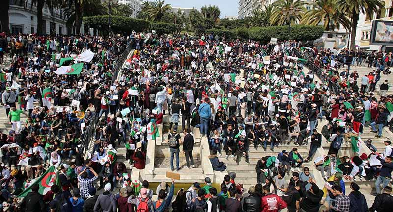 تظاهرات الجزائر  - صورة ارشيفية