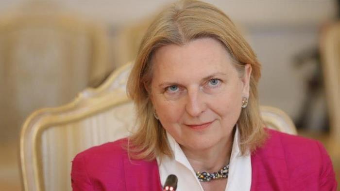 وزيرة خارجية النمسا كارين كنايسل