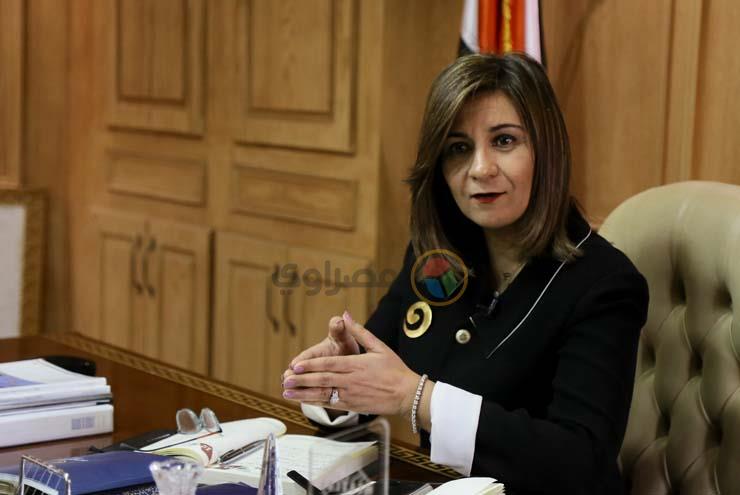 السفيرة نبيلة مكرم وزيرة الهجرة                   