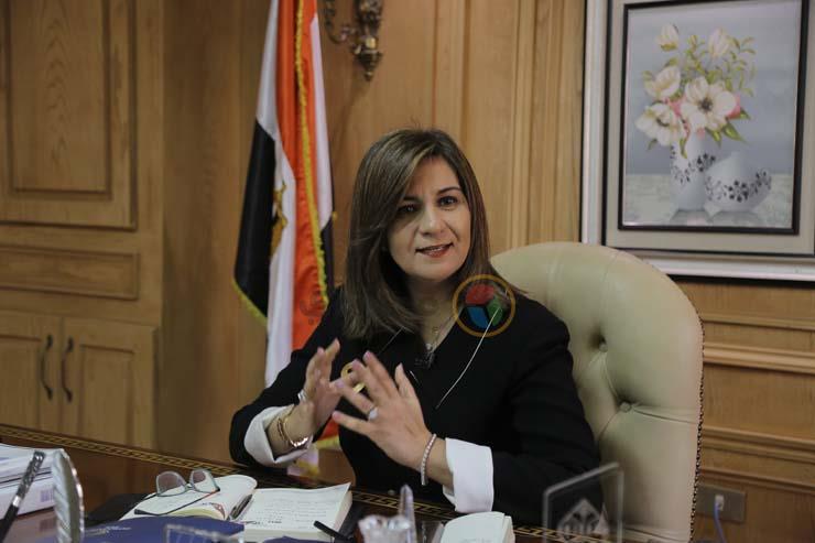 السفيرة نبيلة مكرم وزيرة الهجرة  