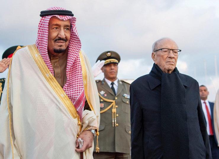 الرئيس التونسي والعاهل السعودي