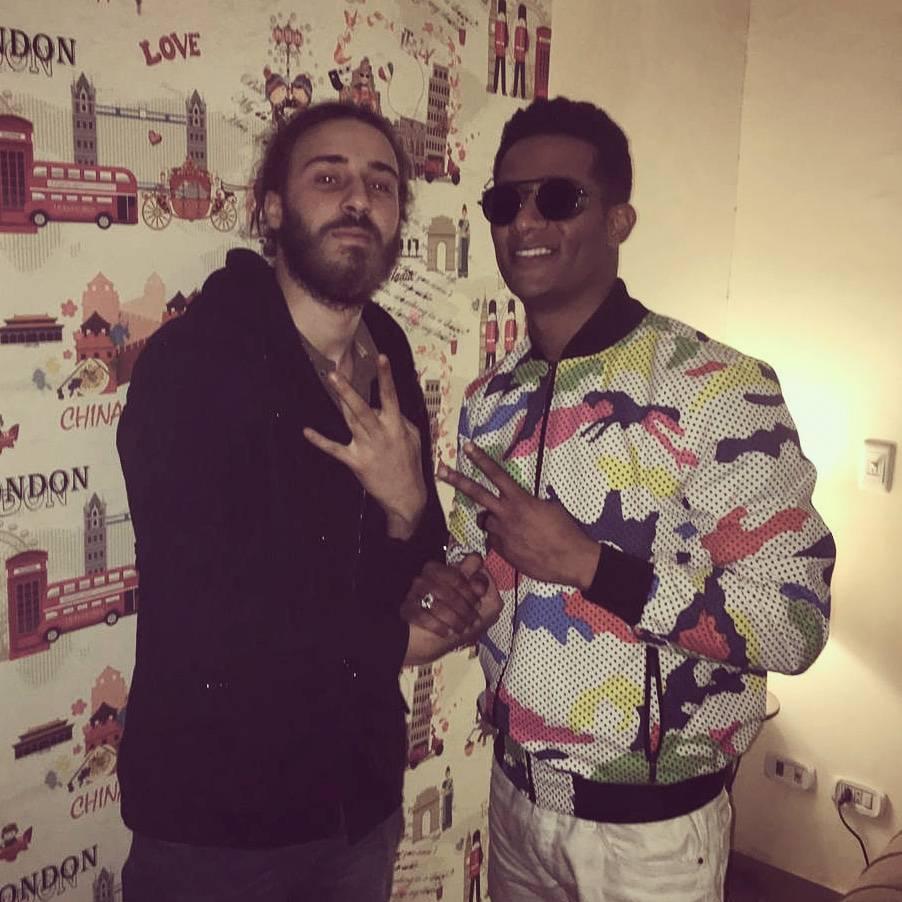 محمد رمضان مع مغني لراب فرغلي