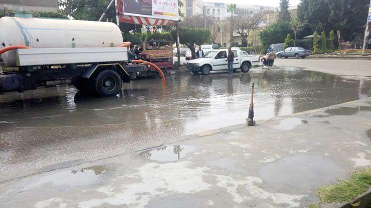 شوارع الشرقية تغرق في مياه الأمطار 