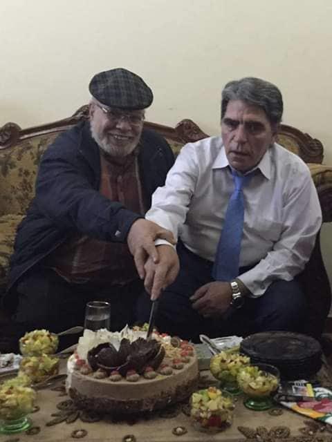 محمود الجندي وفنان الكاريكاتير تاج