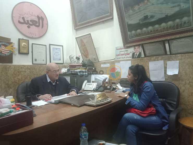 محررو مصراوي مع رئيس شعبة الحلويات