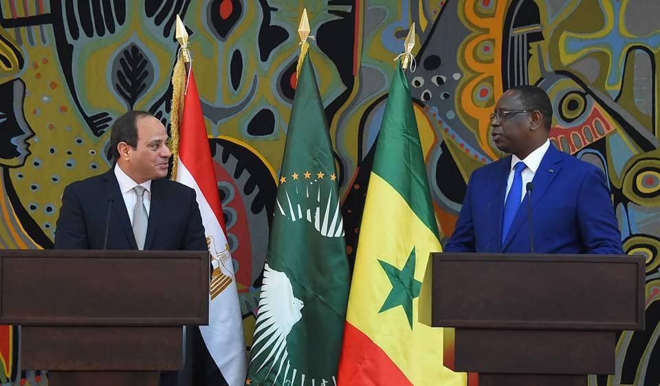 الرئيس السيسي استقبل الرئيس السنغالي اليوم 
