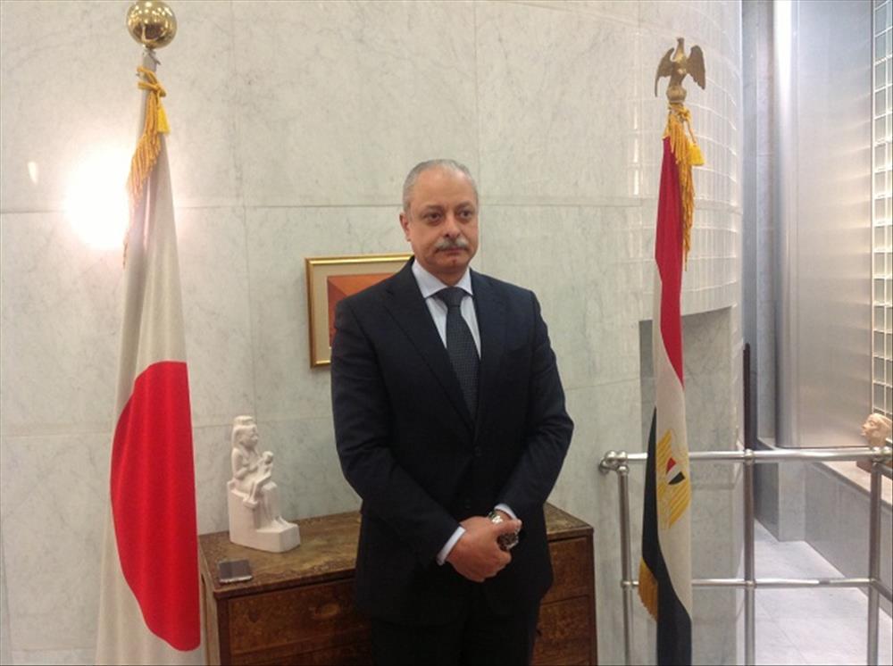 سفير مصر في طوكيو أيمن علي كامل