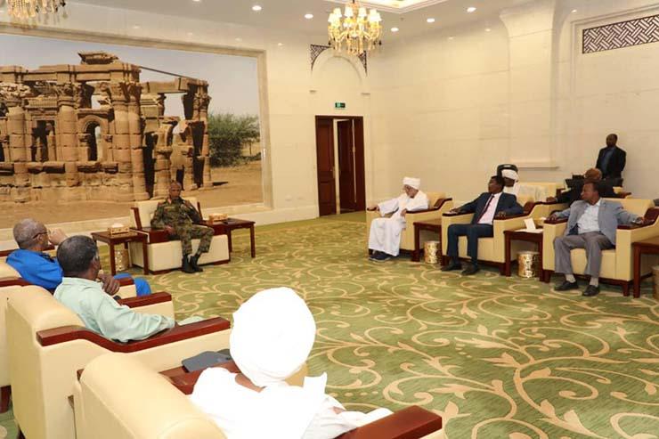 لقاء قيادات المعارضة السودانية بالمجلس العسكري