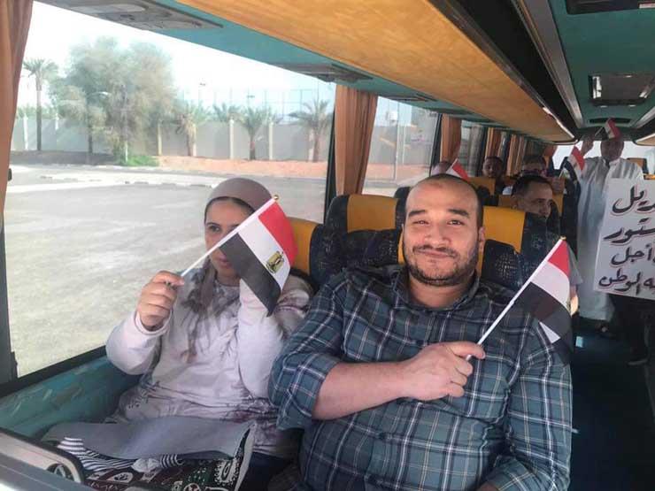 مشاركة الجاليات المصرية بالاستفتاء على التعديلات ا