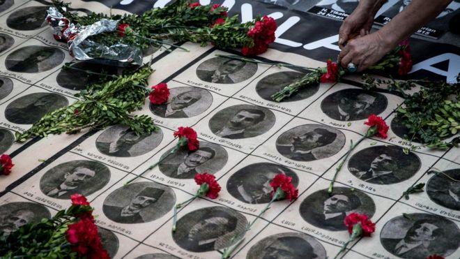 فعاليات إحياء ذكرى المذبحة في اسطنبول
