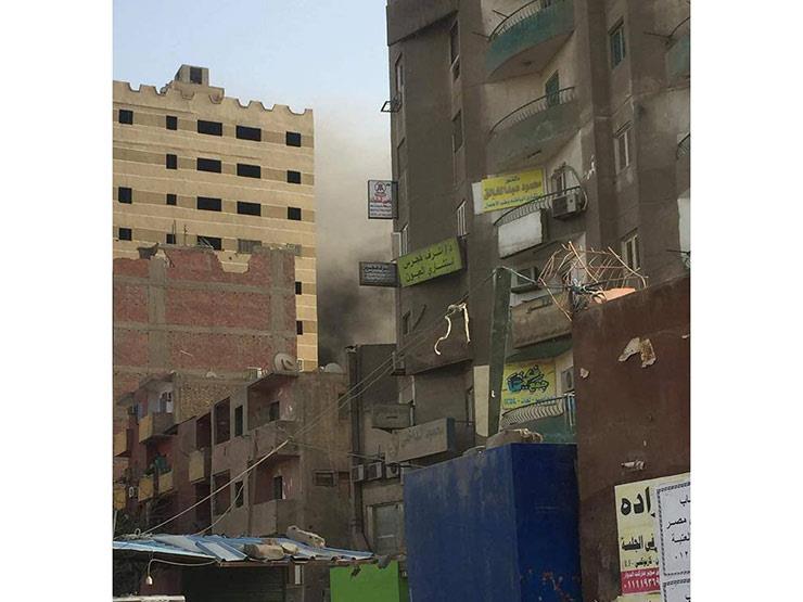 انفجار أسطوانة غاز داخل شقة بفيصل دون إصابات