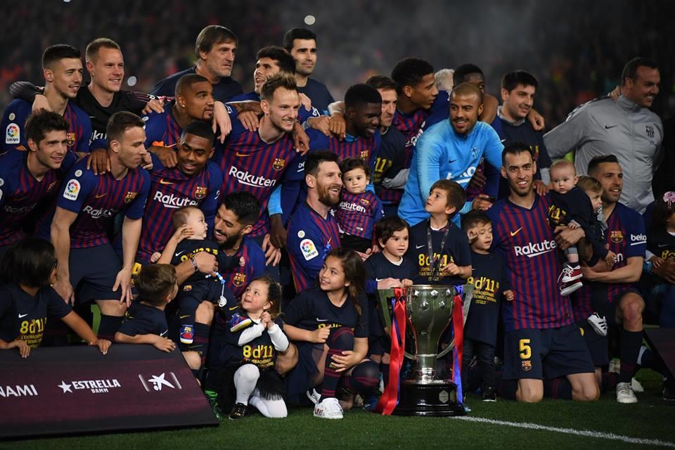 برشلونة بطلا للدوري الإسباني