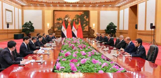 القمة المصرية الصينية علي هامش منتدي الحزام والطري