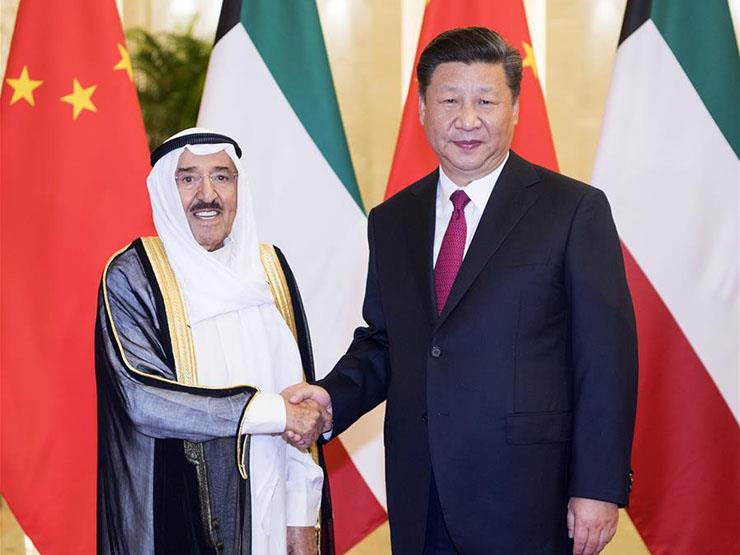 امير الكويت والرئيس الصيني - صورة ارشيفية