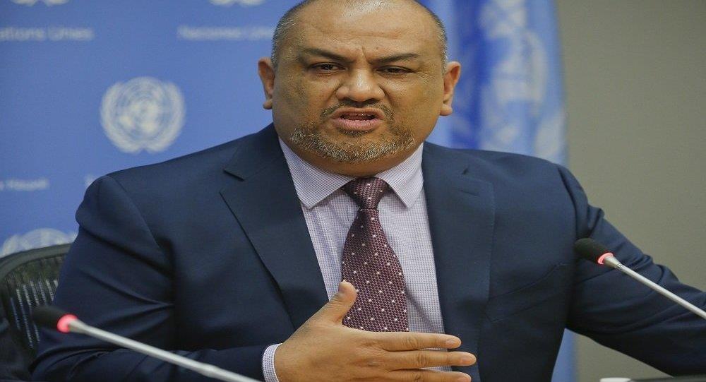 خالد اليماني وزير الخارجية اليمني