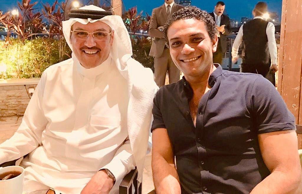 آسر ياسين والسفير السعودي