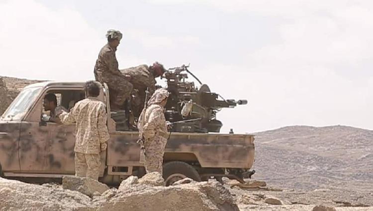 استهداف مواقع عسكرية تابعة للحوثيين _أرشيفية
