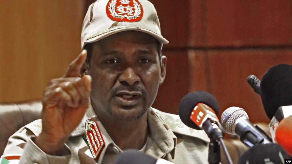 نائب رئيس المجلس العسكري السوداني محمد حمدان دقلو