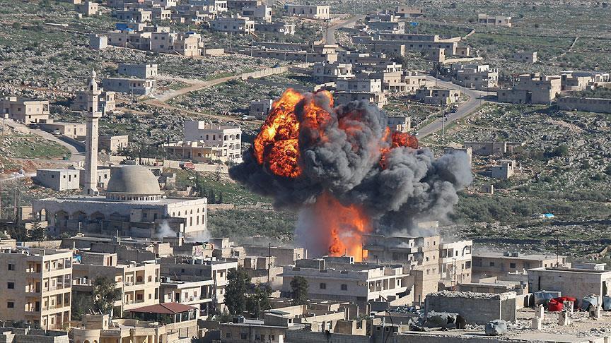 ارشيفيه-قصف في سوريا