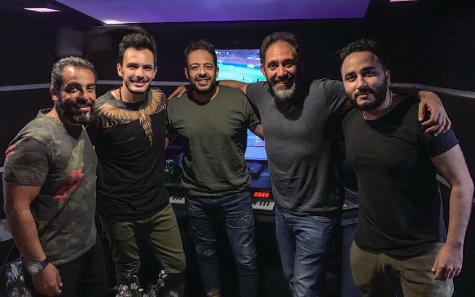 حماقى مع عمرو مصطفى واحمد ابراهيم بكواليس تسجيل الأغنية