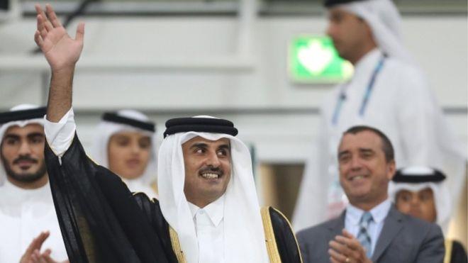 لم توضح الخارجية القطرية ما إذا كان تميم، أمير قطر