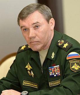 رئيس هيئة الأركان العامة للقوات المسلحة الروسية ال