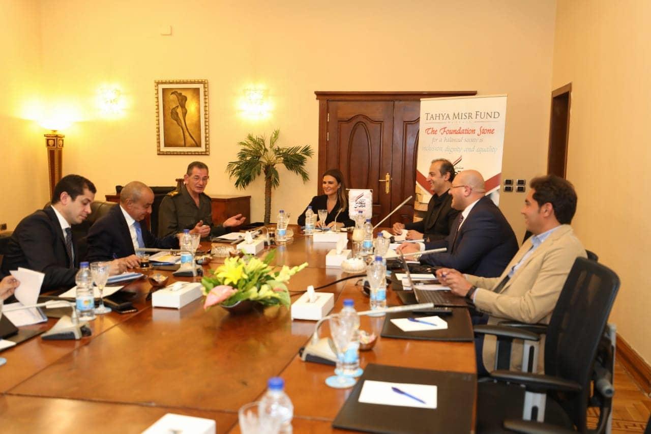 خلال اجتماع  اللجنة التنفيذية للصندوق تحيا مصر