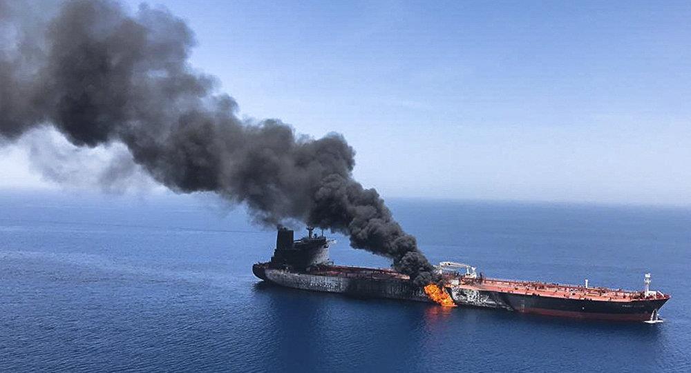 الهجوم على ناقلة النفط بخليج عمان