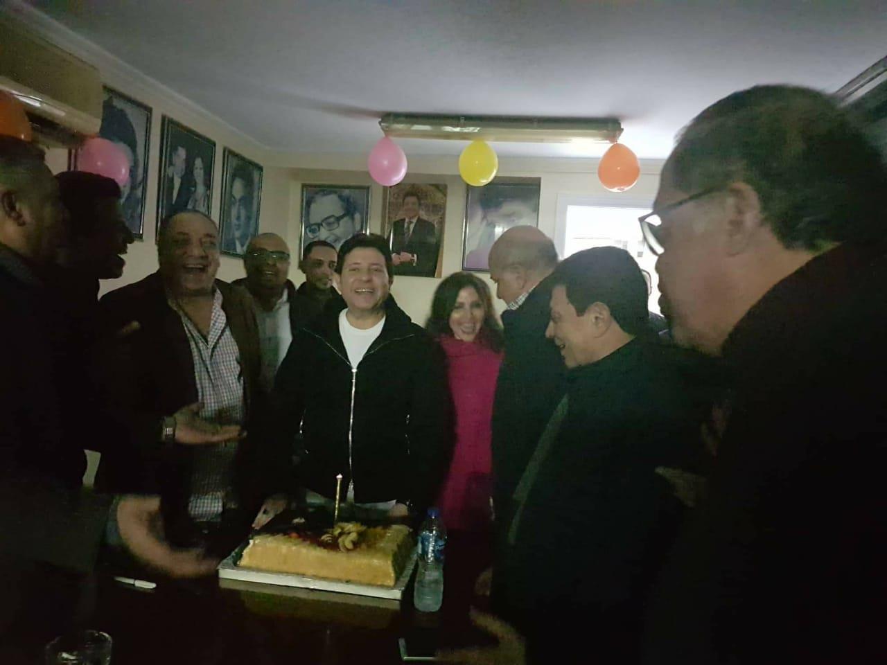 عيد ميلاد هاني شاكر بالنقابة1
