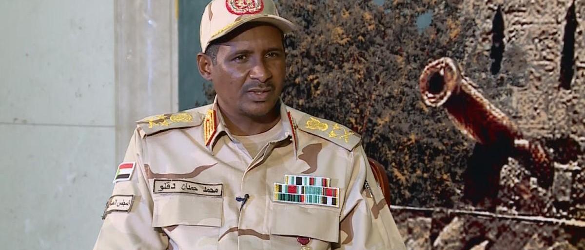 نائب رئيس المجلس العسكري السوداني محمد حمدان دقلو 