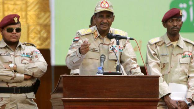 نائب رئيس المجلس العسكري الانتقالي في السودان