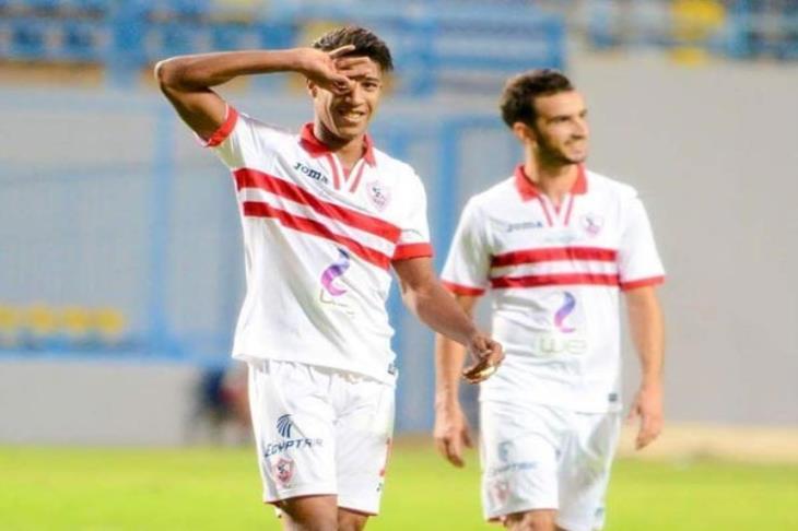 مهاجم الزمالك حميد أحداد                          