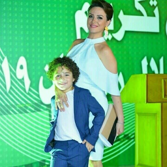 ريهام عبدالغفور والطفل ياسين