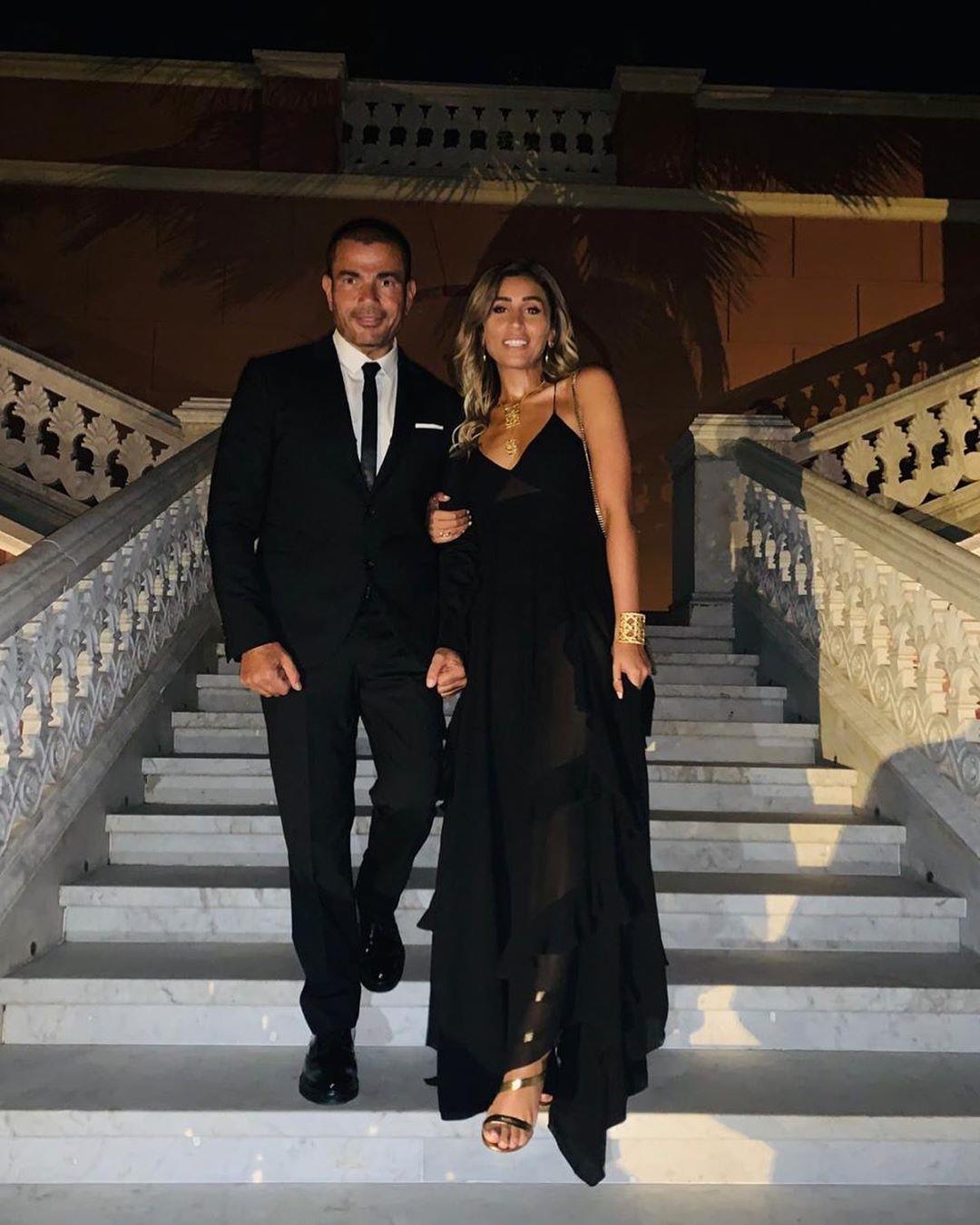 عمرو دياب ودينا الشربني