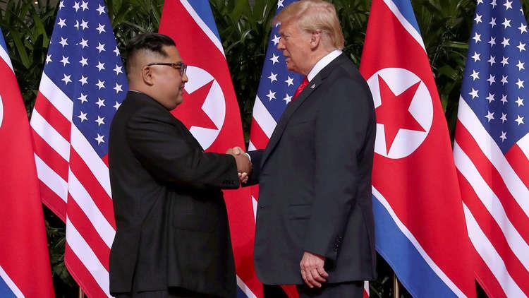 دونالد ترامب وزعيم كوريا الشمالية