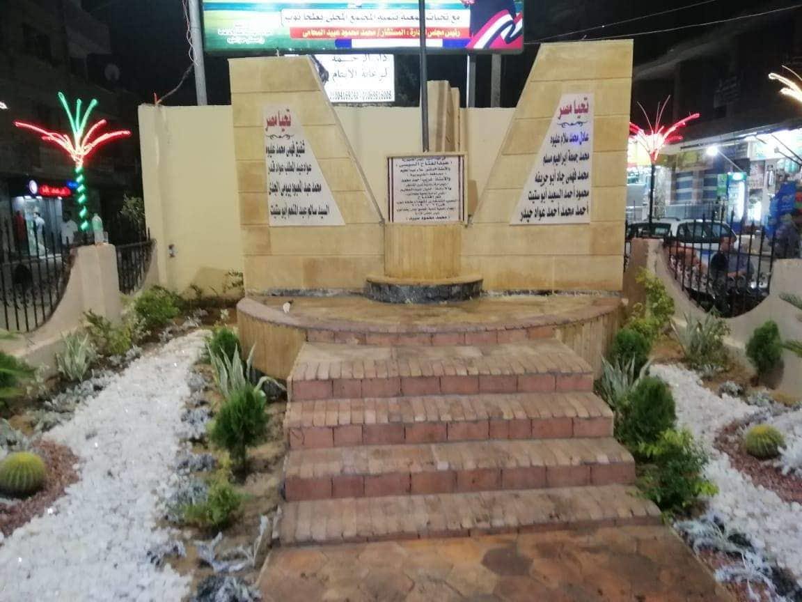 نصب تذكاري للراحل جمال عبدالناصر