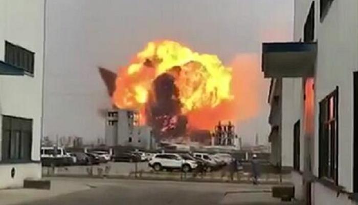 انفجار مصنع للغاز بالصين