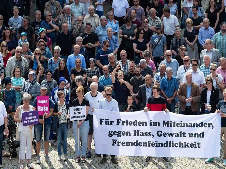 احتجاجات ضد التطرف اليميني بمدينة كاسل الألمانية