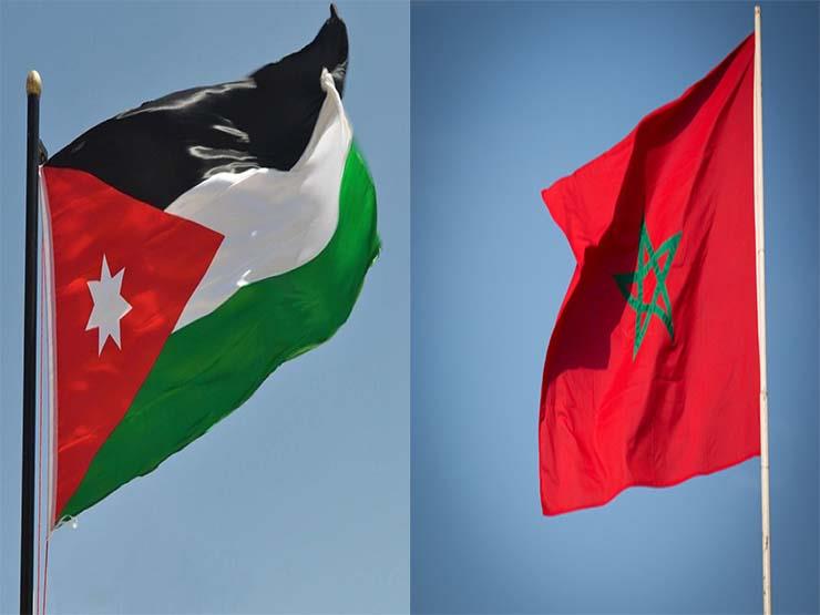 علم الأردن و علم المغرب