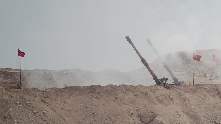 الدفاع التركية تعلن تدمير 7 أهداف بسورية