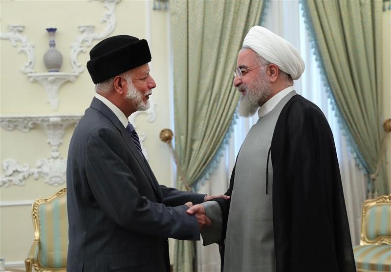 الرئيس الإيراني ووزير الخارجية العماني